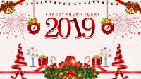Открытка с Новым 2019 Годом, картинка с Новым 2019 годом, открытка на Новый 2019 год, поздравление с...