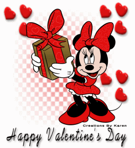 Открытка, анимация, картинка, 14 февраля, День всех влюбленных, День святого Валентина, валентинка, ...